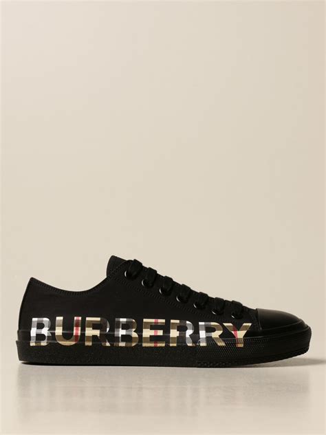 burberry low top sneakers black